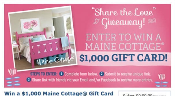 Sweepstakes Example