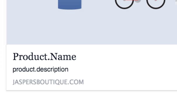 Product Name Not Going Through