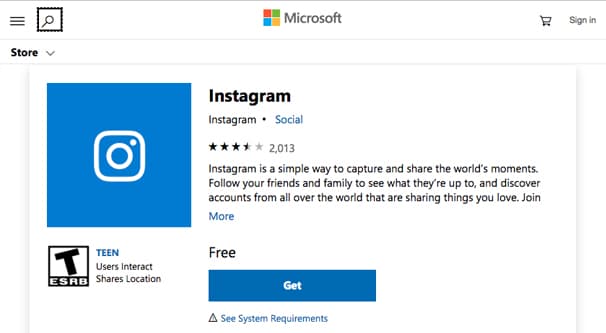 Instagram iPhone 10 App