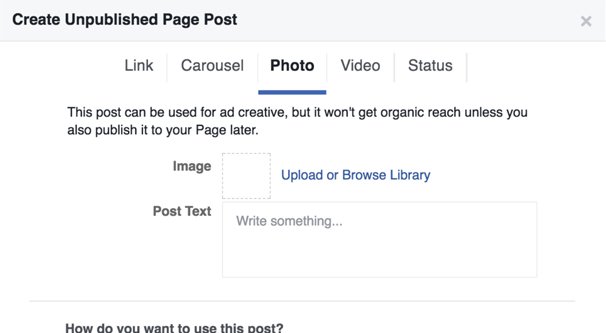 Unpublished Post Settings