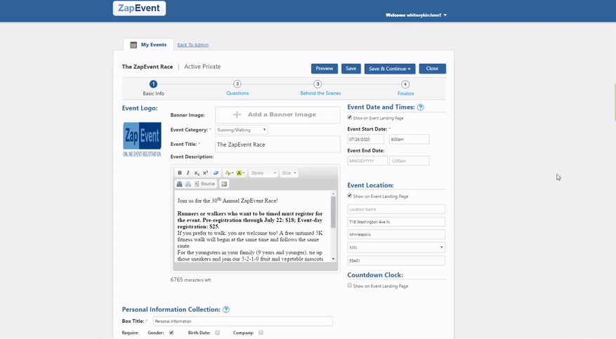 Adding Sponsors to Landing Page