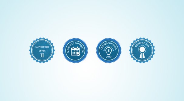 Donor Level Badges