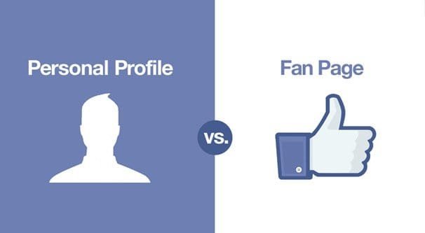 Profile vs Fan Page