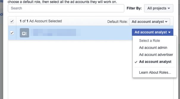 Adding a Role to Account
