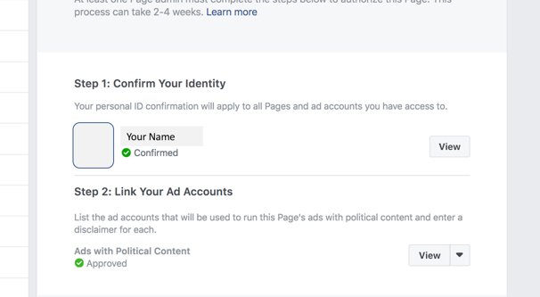 Confirming Your Identity