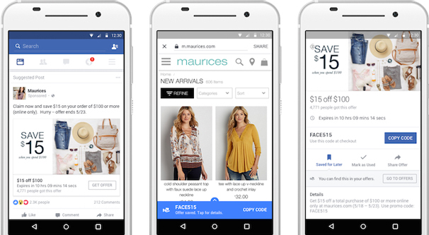 Facebook Offer Examples