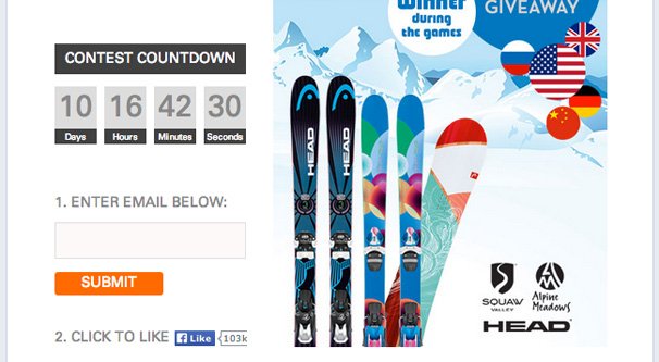 Email Signup and Contest