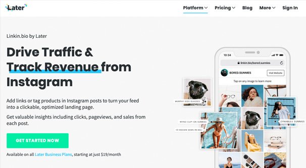 Link in Bio by Later