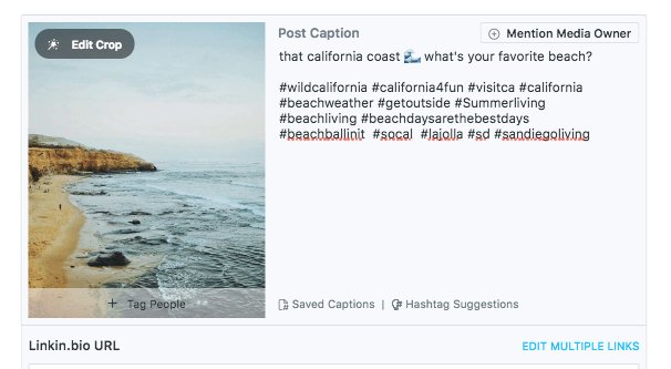 Many Hashtags in Post
