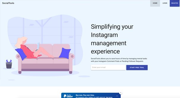 Social Tools Homepage